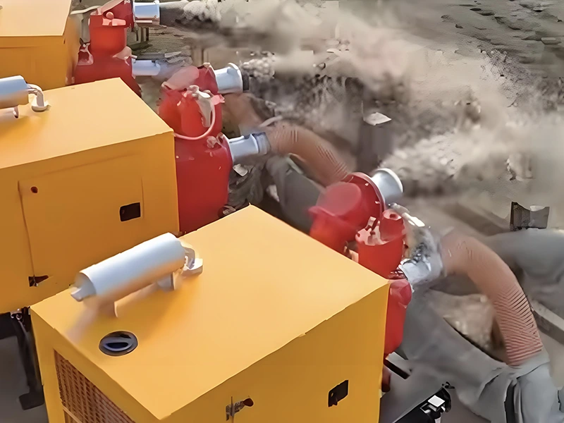 Ang Jianghe Flood Prevention Products Nag-upgrade sa Diesel Engine Driven Water Pump nga Gitakda aron Madugangan ang Episyente nga Flood Drainage Capacity